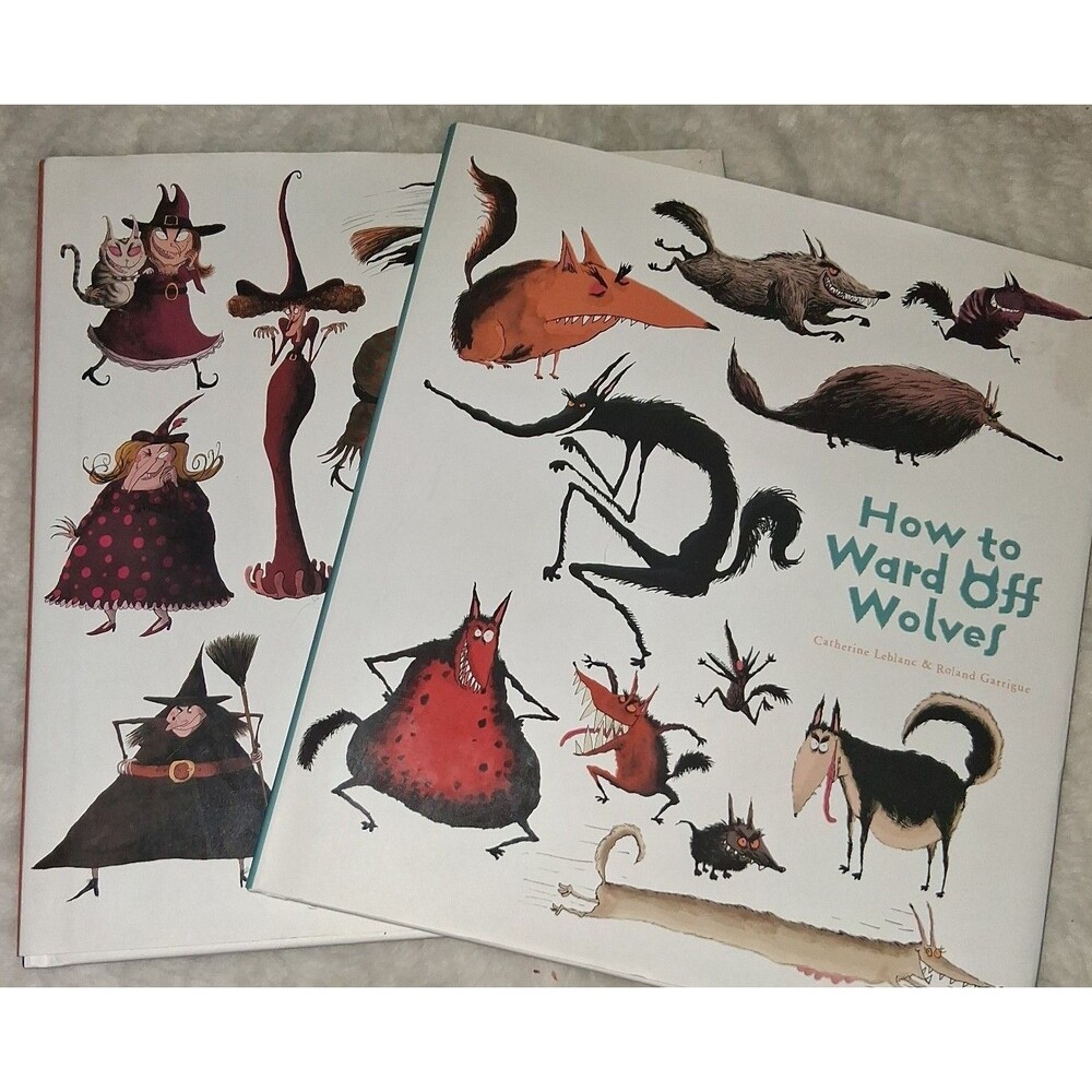 How to Ward Off Wolves Children's Book & Witches hard cover